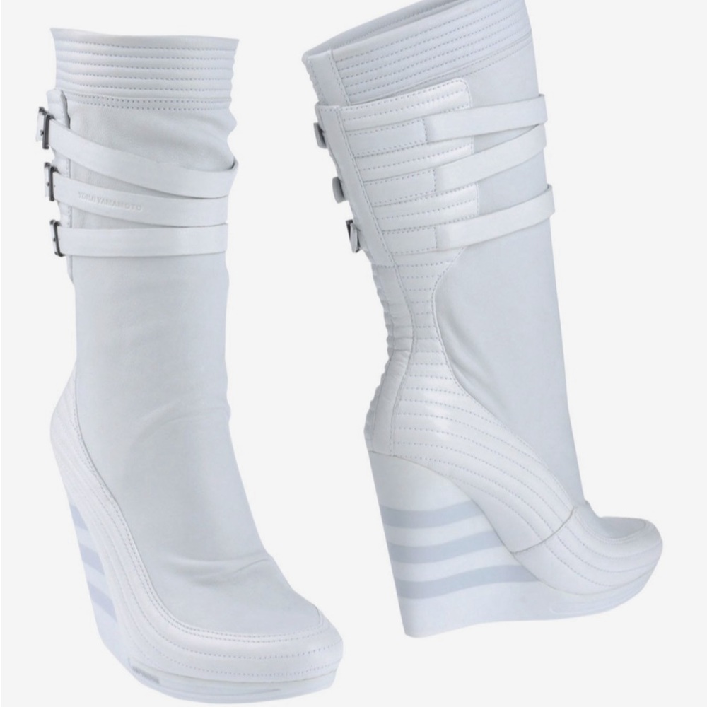 Gorgeous Yohji Yamamoto softest leather white boots